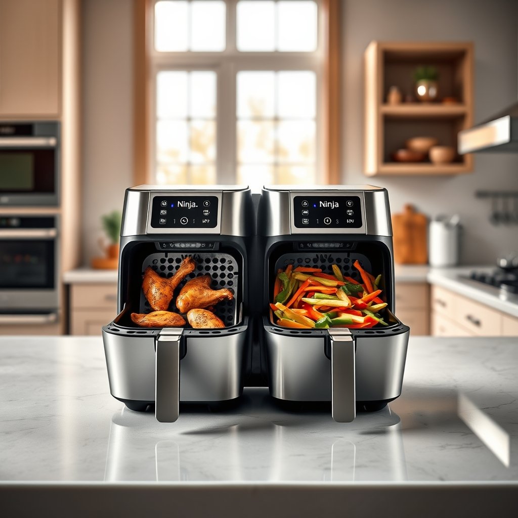 dual airfryer product view