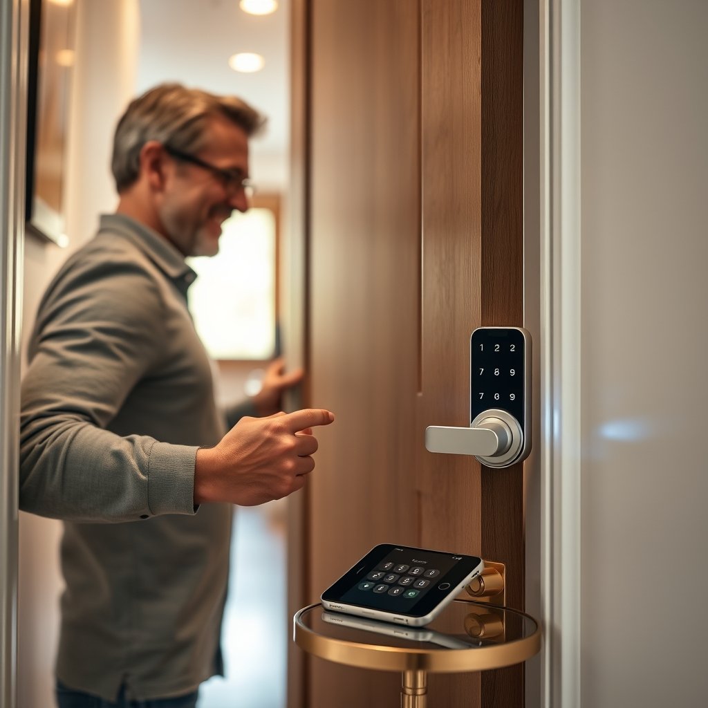 DESLOC smart lock in action