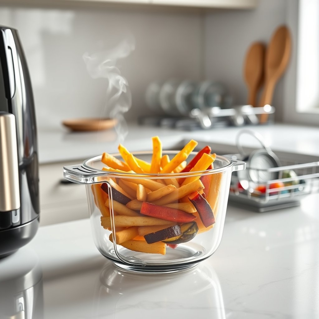 Glass Airfryer: 7 Ultimate Secrets For Amazing Results in 2026 2 glass airfryer in action