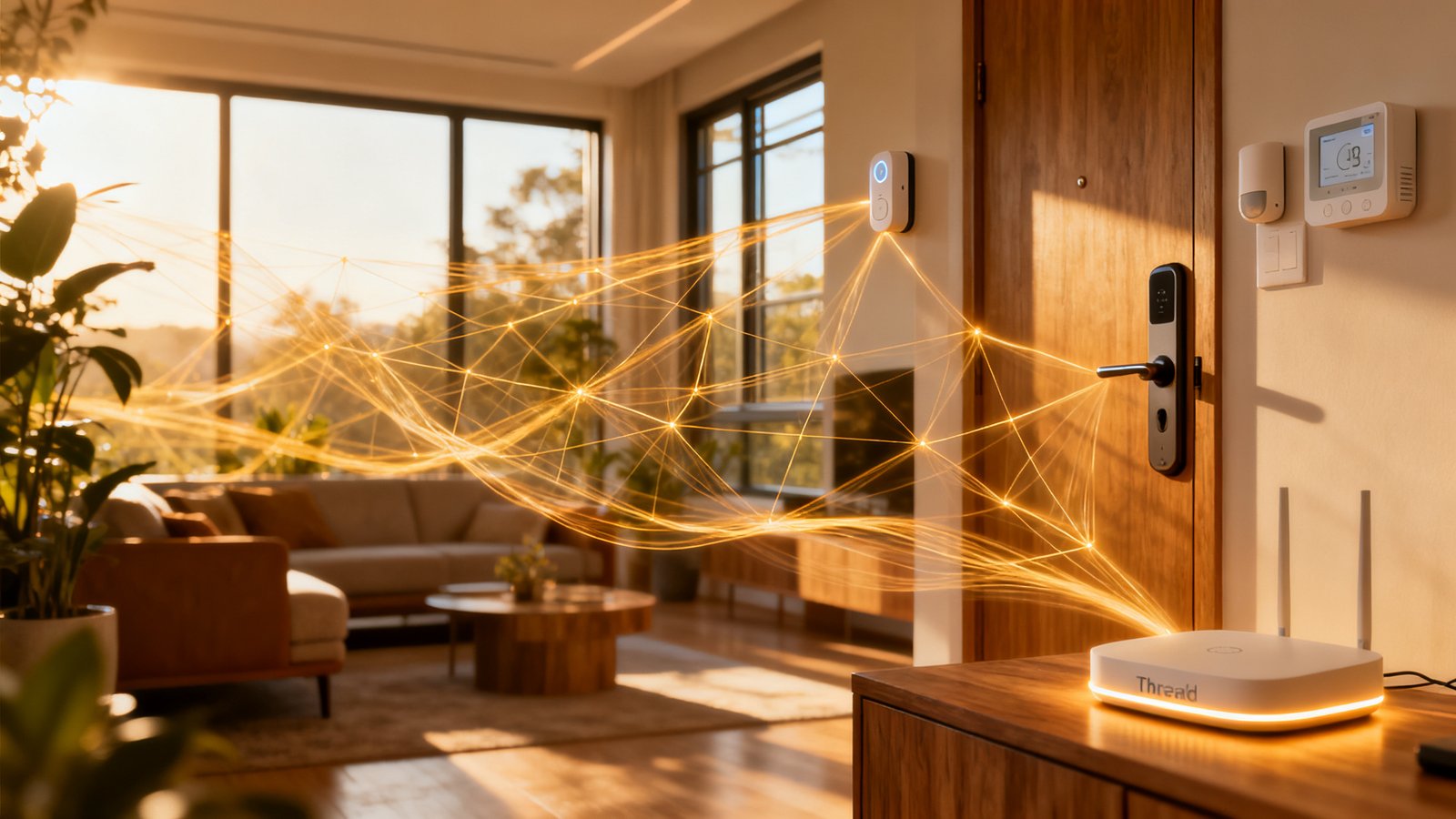 Thread mesh network smart home - Illustration 1